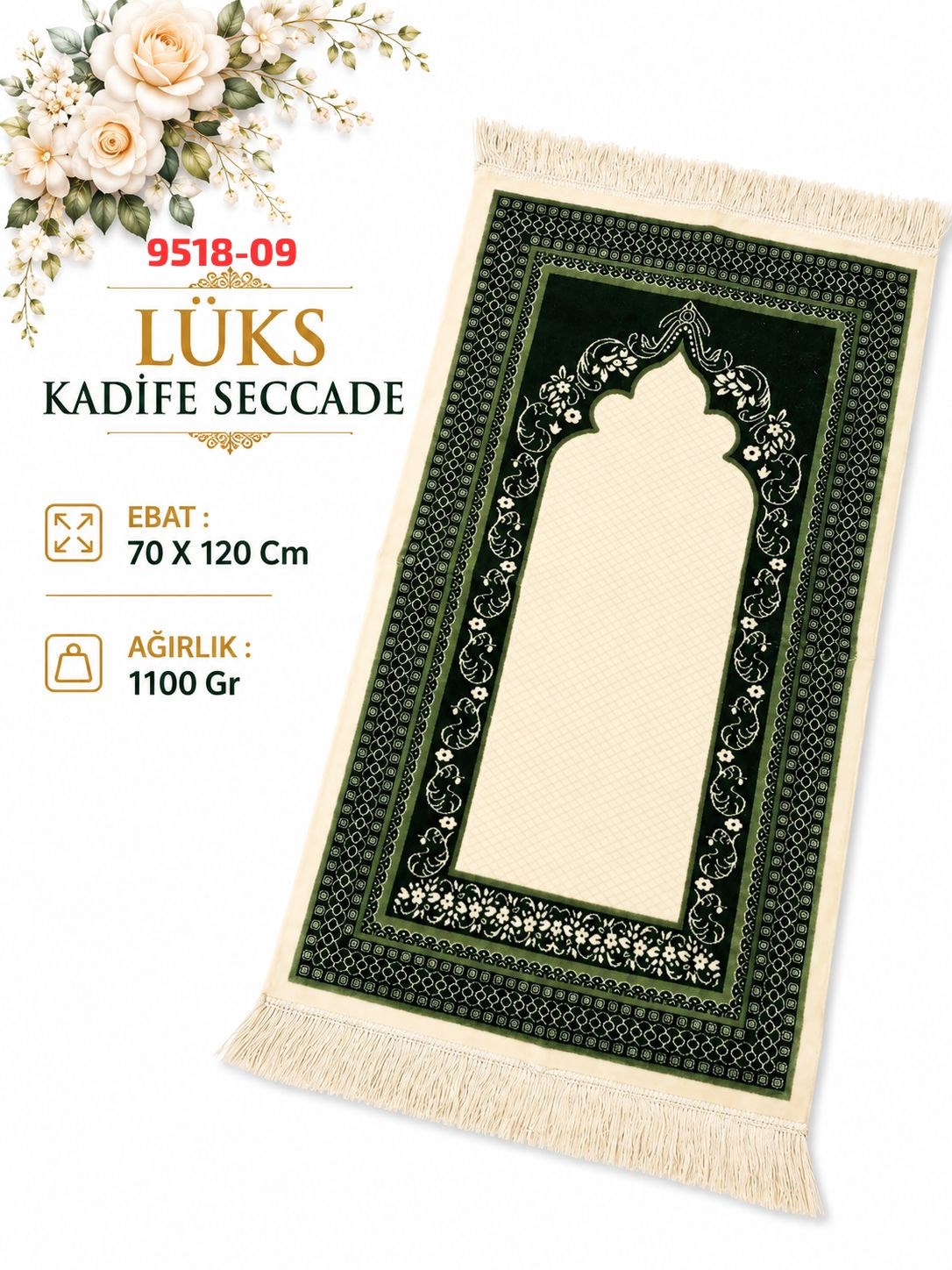 Kaliteli Kadife Seccade