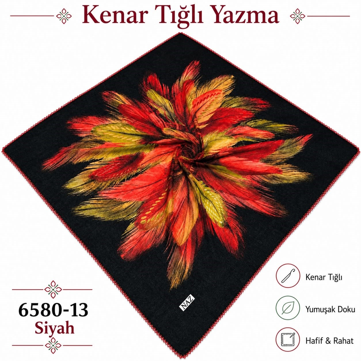 Kenar Tığlı Yazma