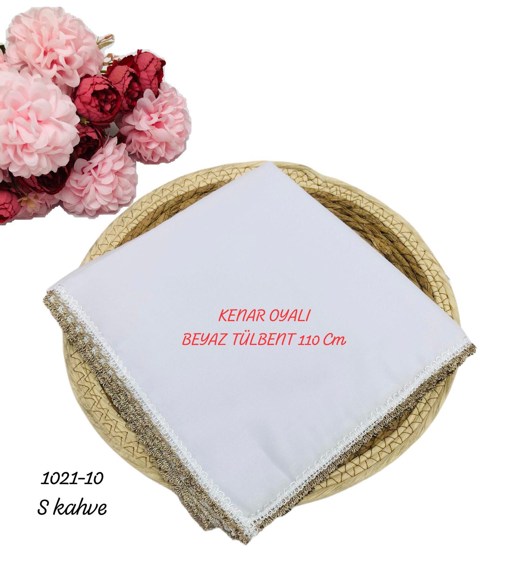 Kenarı Oyalı Tülbent 110 cm