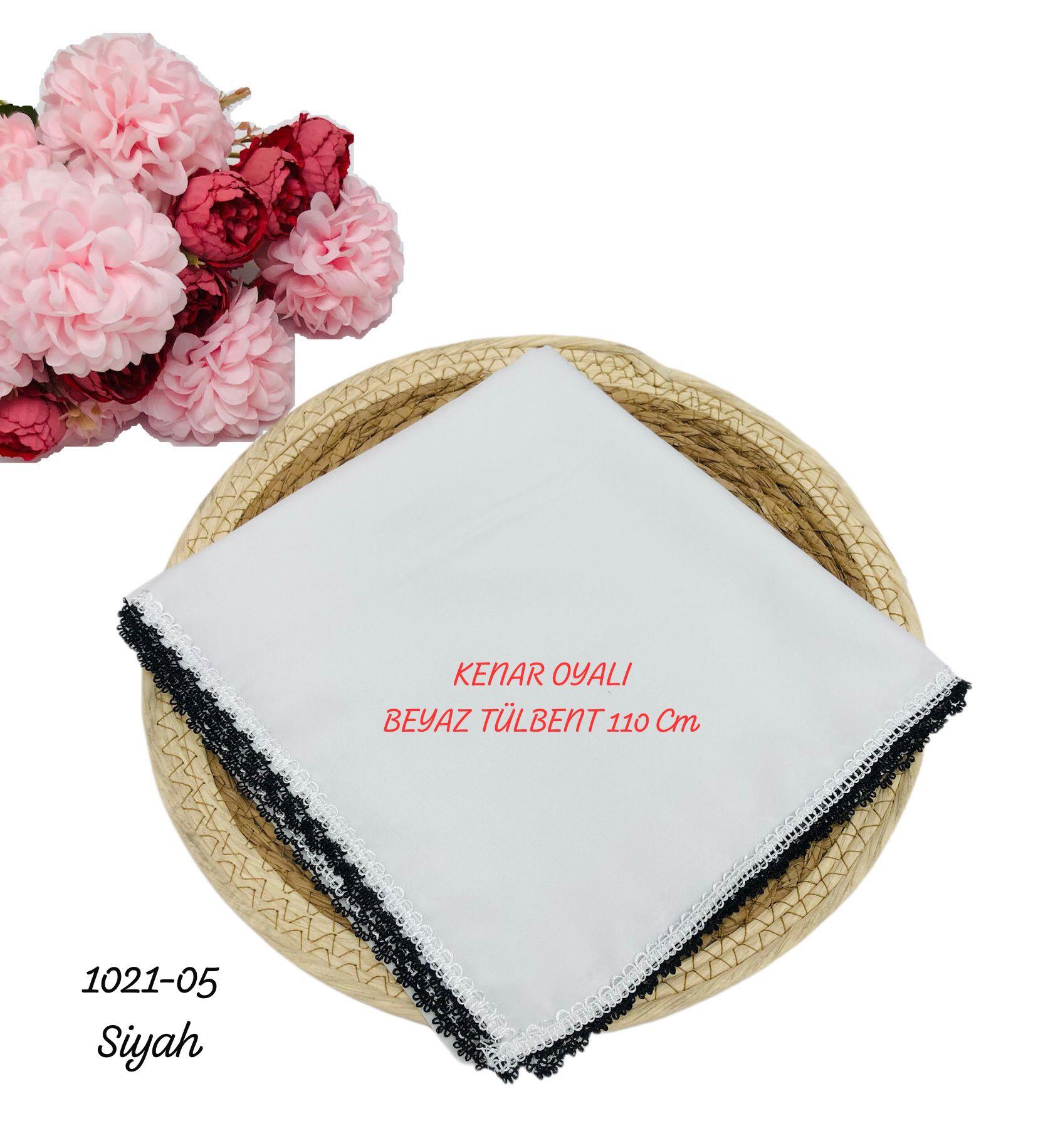 Kenarı Oyalı Tülbent 110 cm