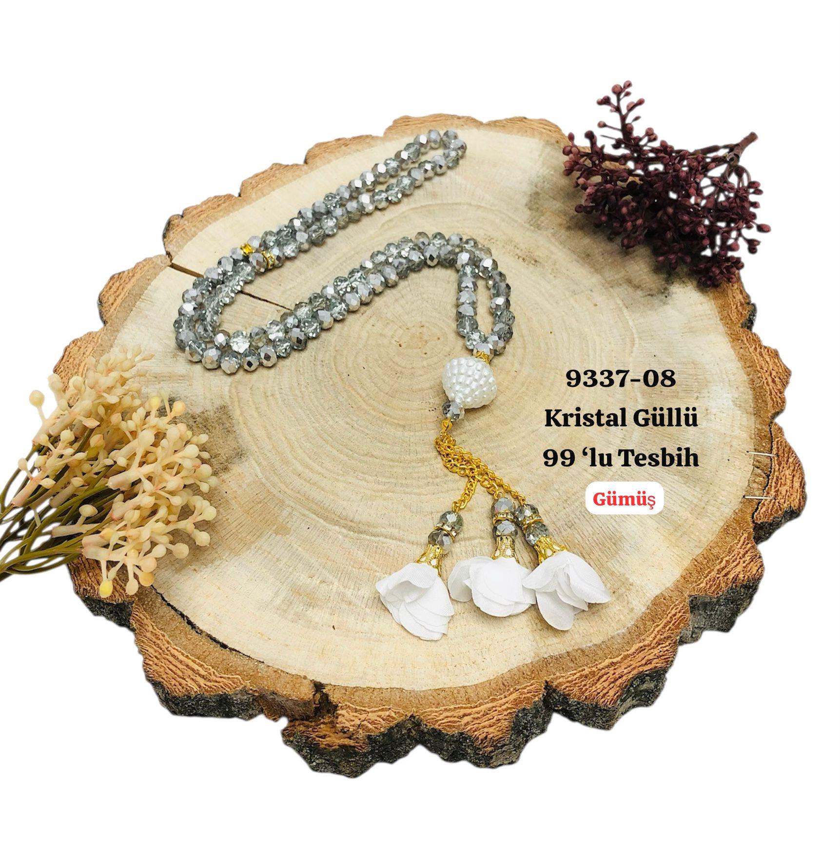 Kristal Güllü 99'lu Tesbih