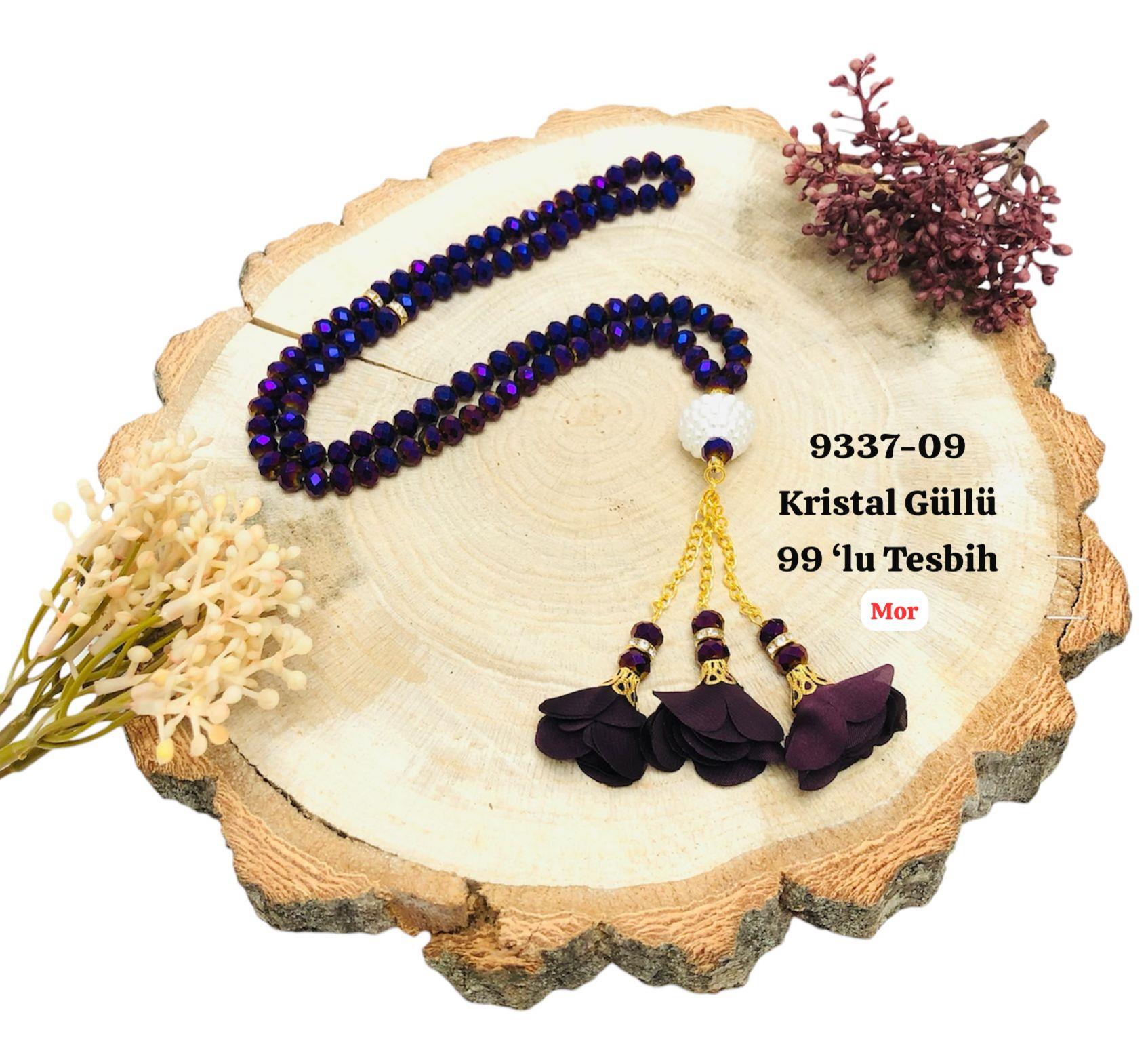 Kristal Güllü 99'lu Tesbih