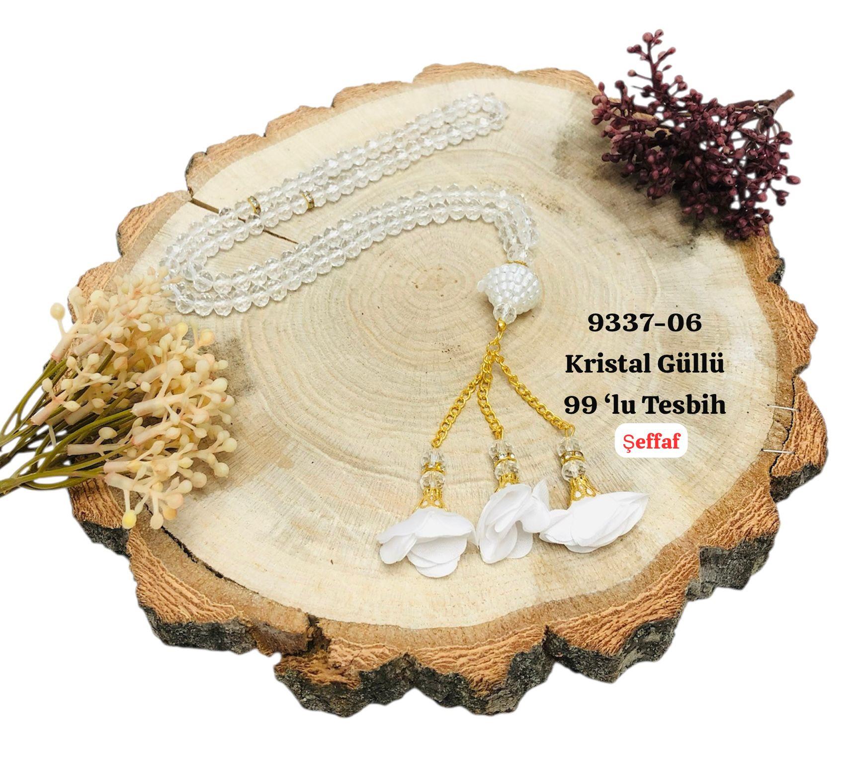 Kristal Güllü 99'lu Tesbih