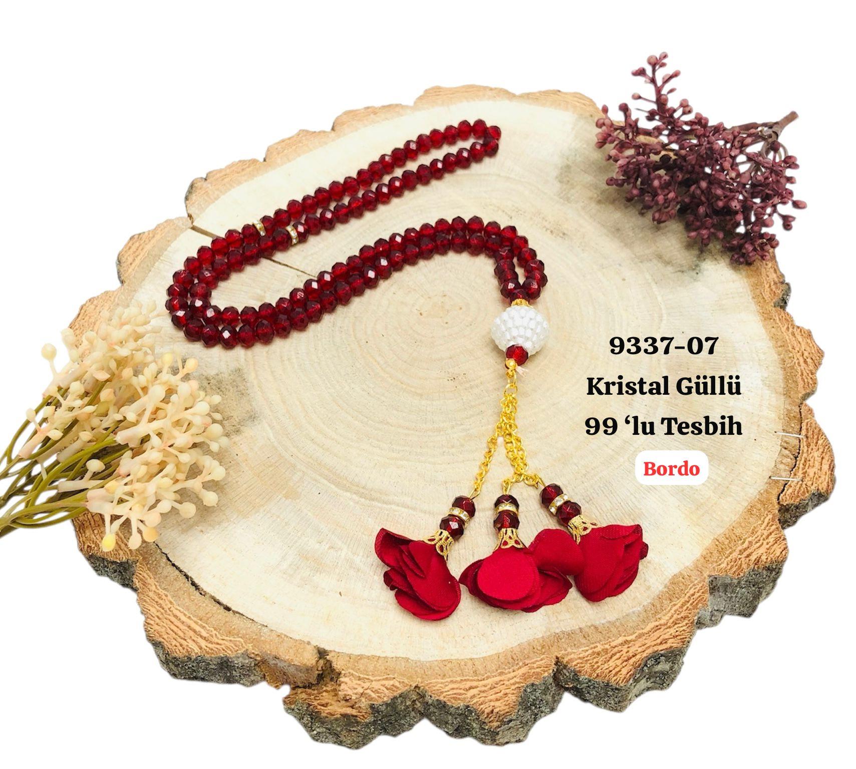 Kristal Güllü 99'lu Tesbih