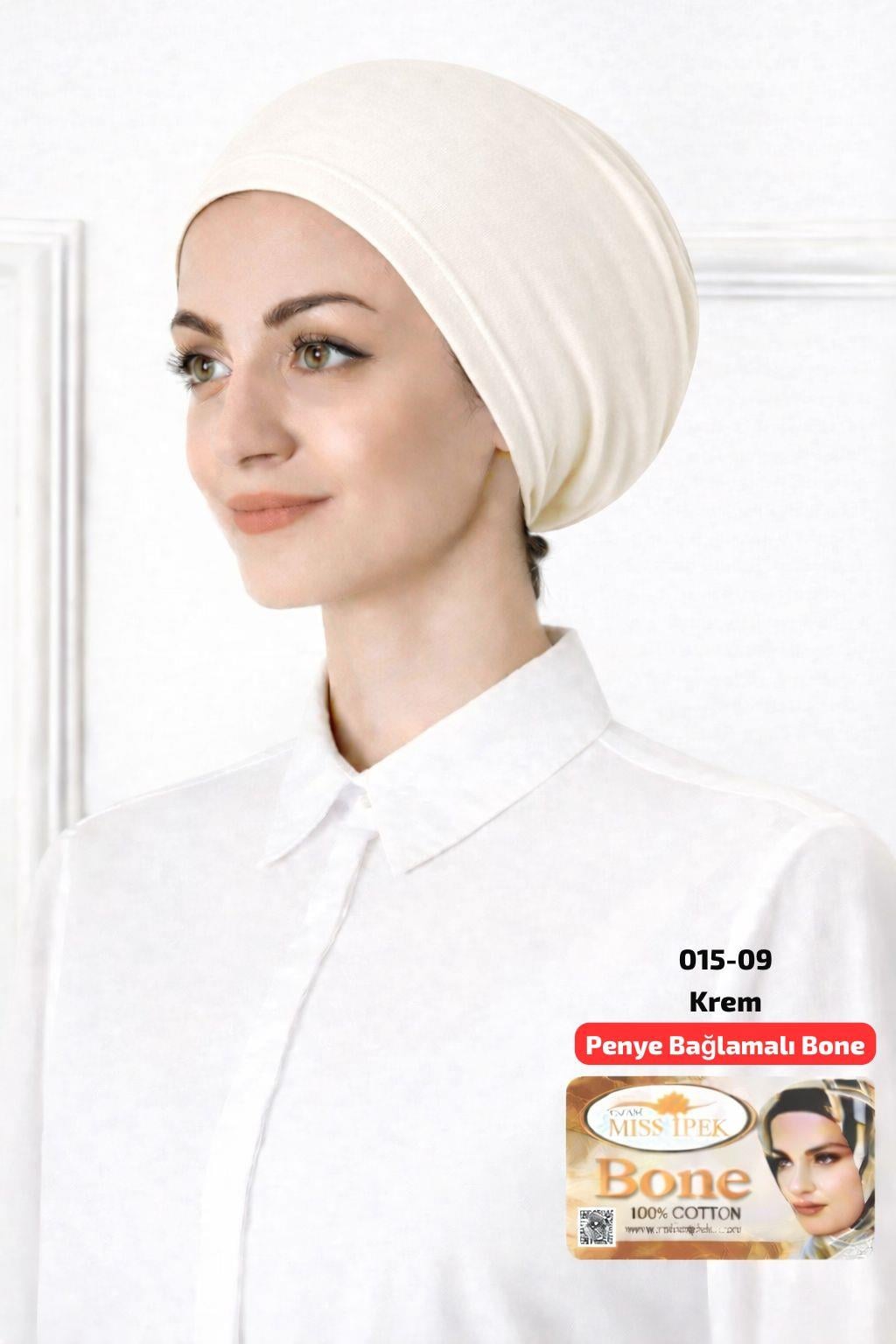 Lüks Penye Bağlamalı Bone