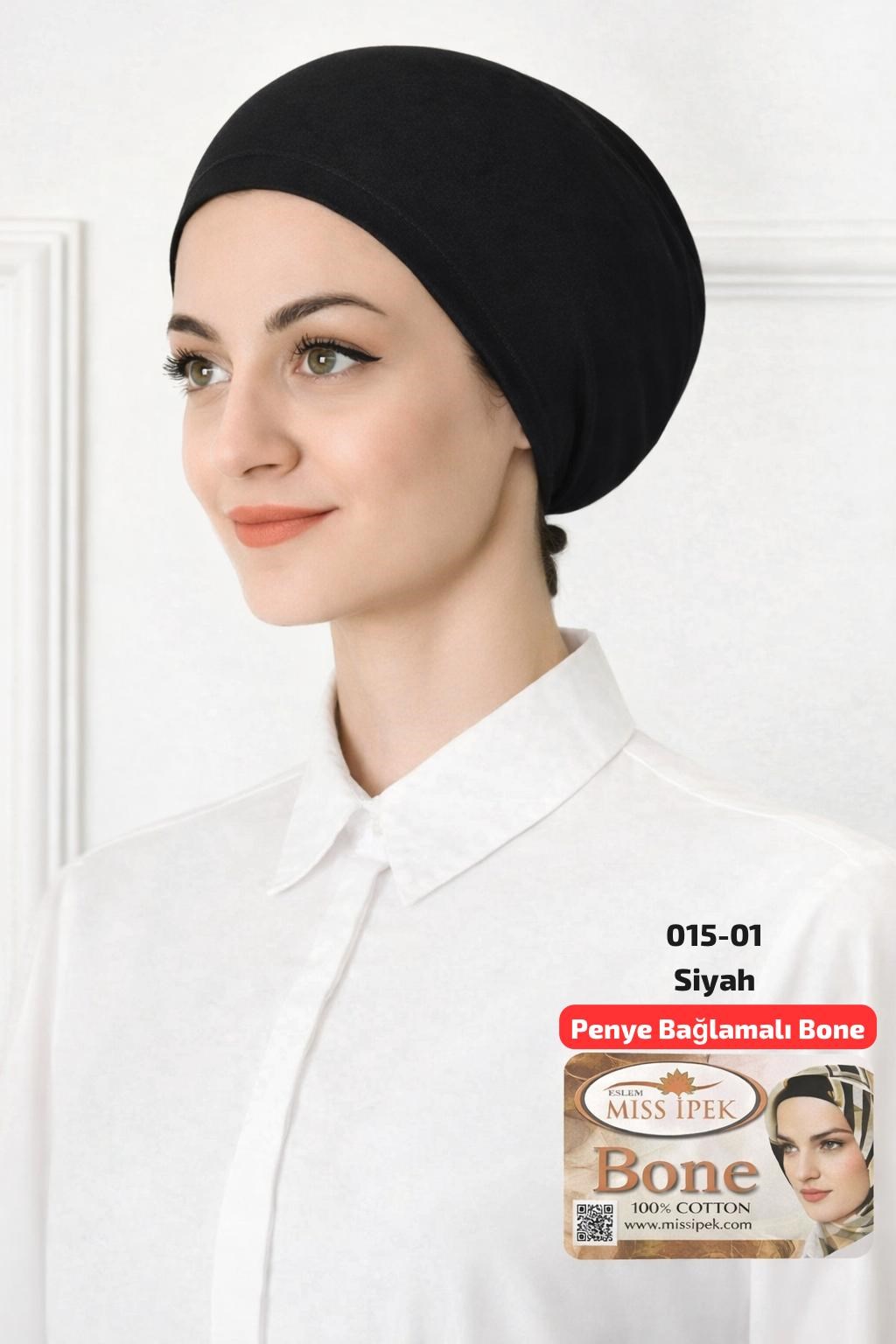 Lüks Penye Bağlamalı Bone