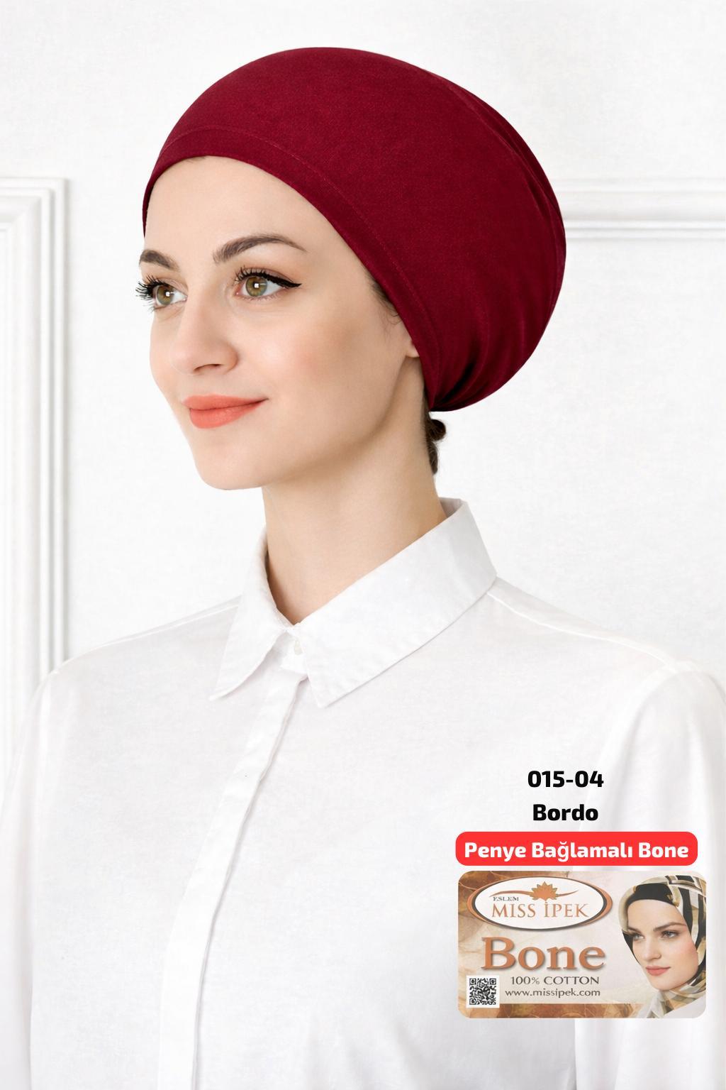 Lüks Penye Bağlamalı Bone