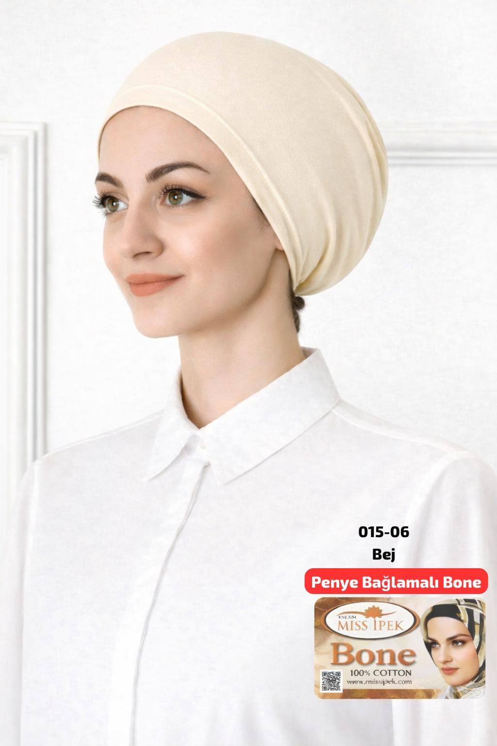 Lüks Penye Bağlamalı Bone