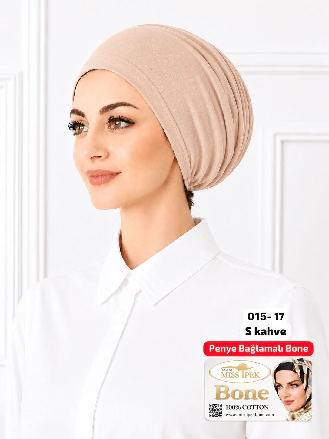 Lüks Penye Bağlamalı Bone