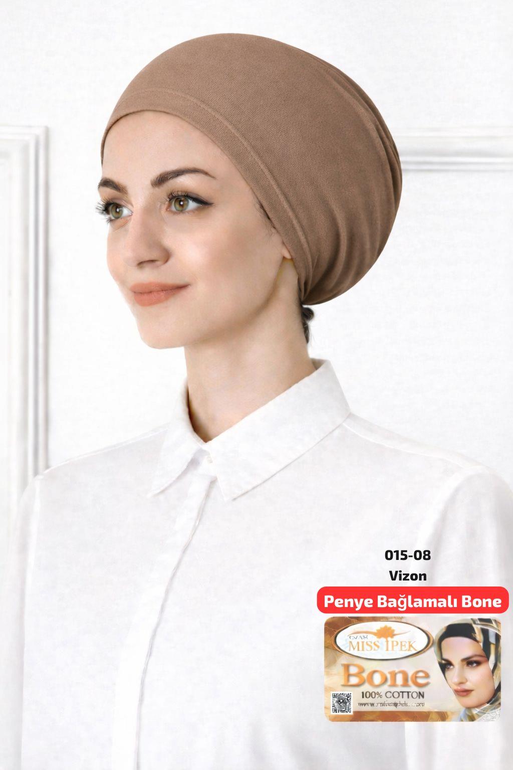 Lüks Penye Bağlamalı Bone