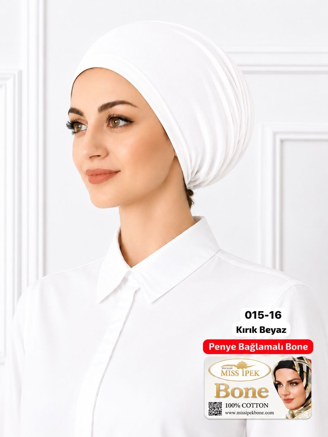 Lüks Penye Bağlamalı Bone