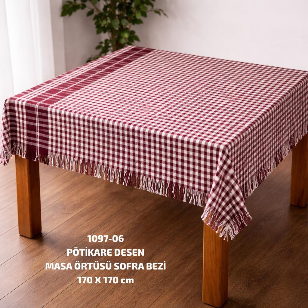 Masa Örtüsü Sofra Bezi Potikare Desen