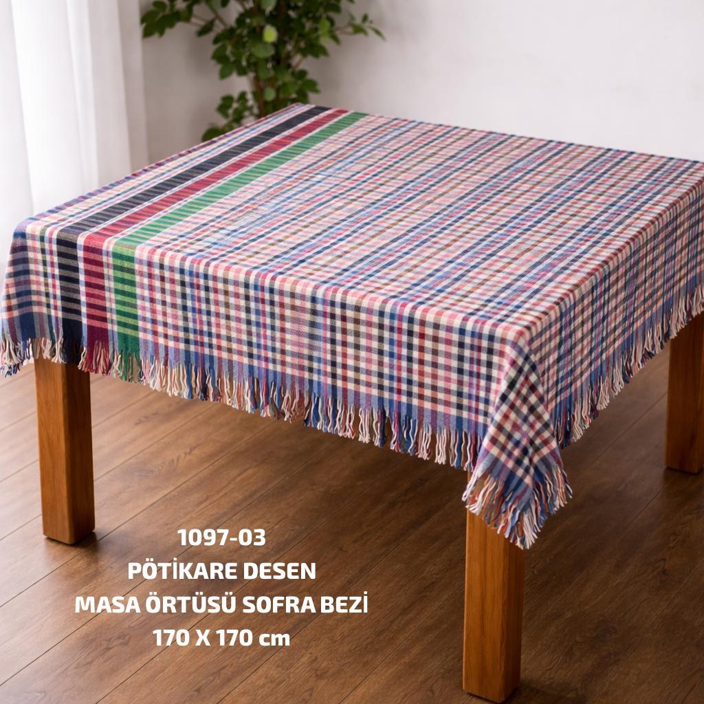 Masa Örtüsü Sofra Bezi Potikare Desen