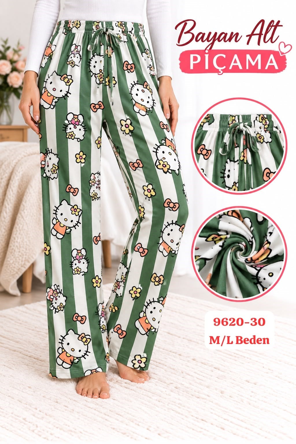 Milan Alt Pijama Lüks