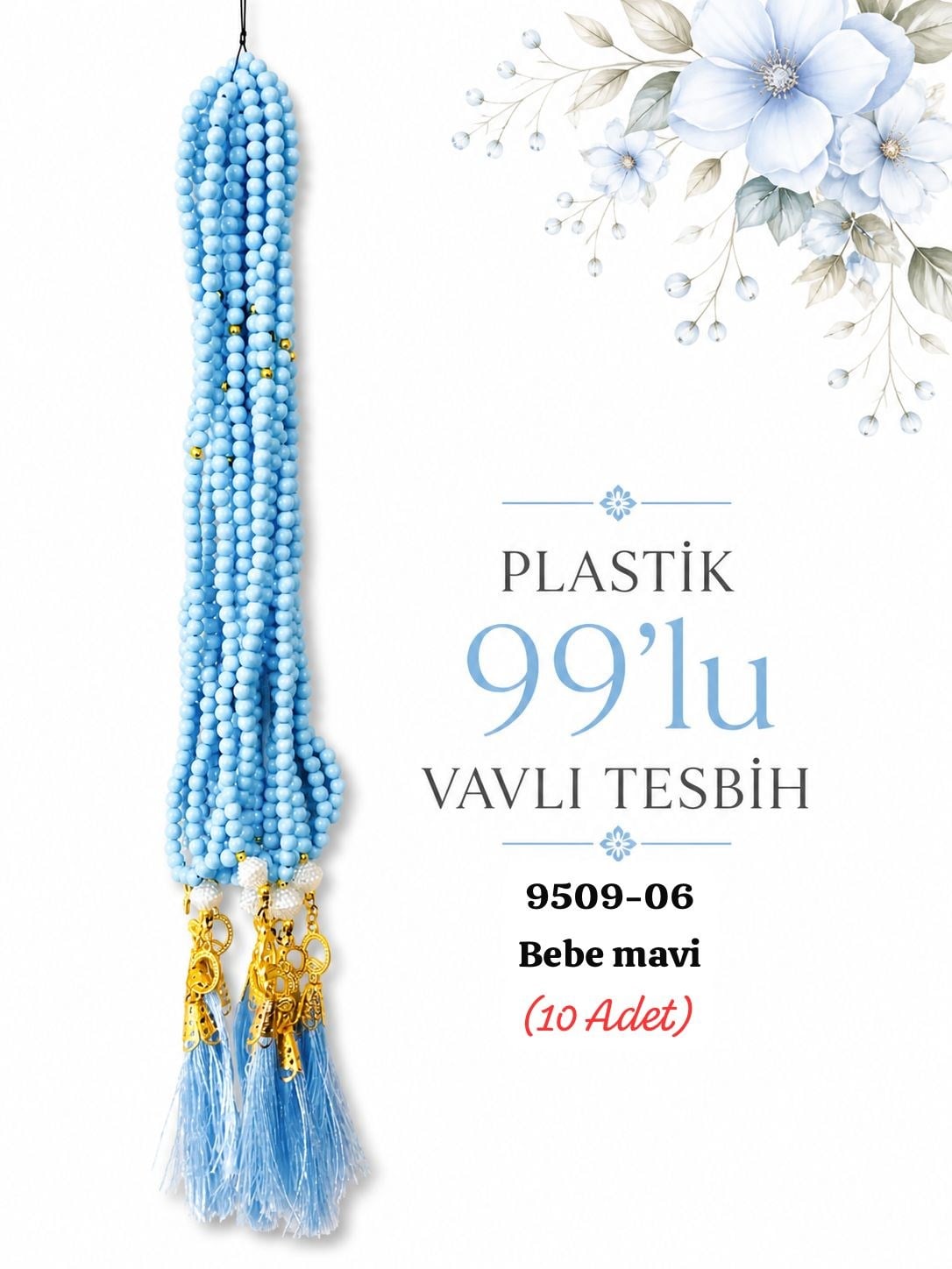 Plastik Vavlı Tesbih