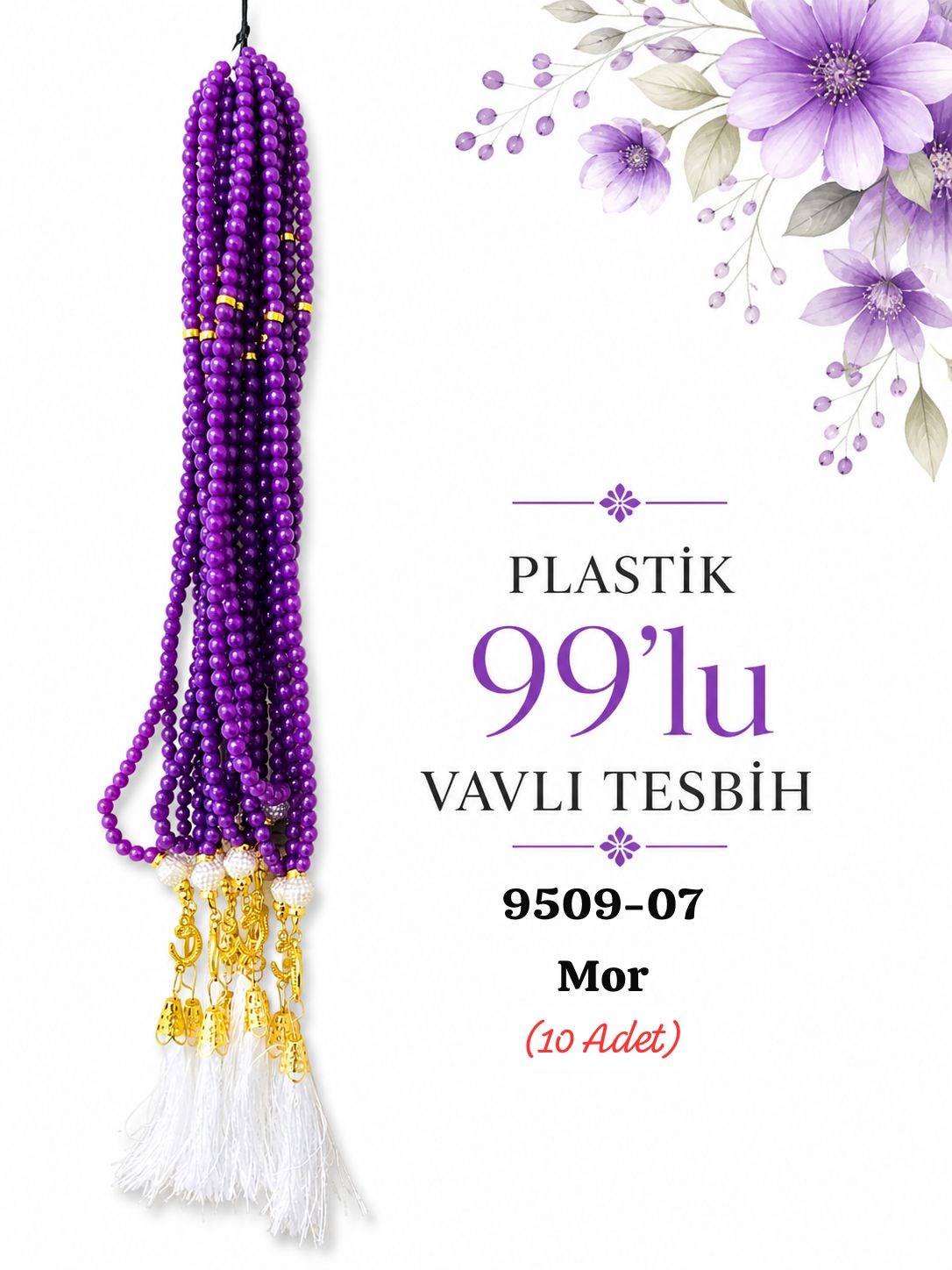 Plastik Vavlı Tesbih