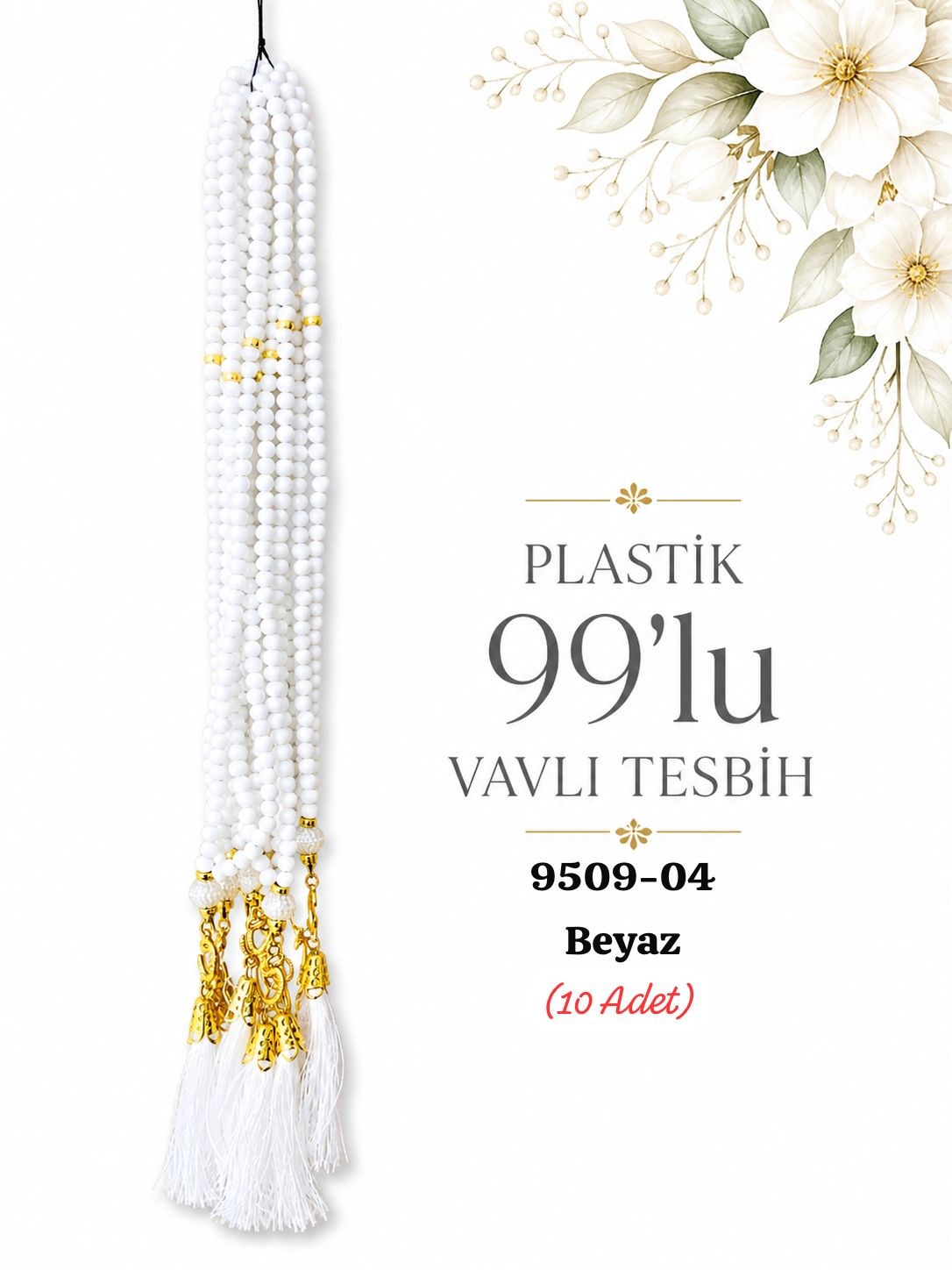 Plastik Vavlı Tesbih