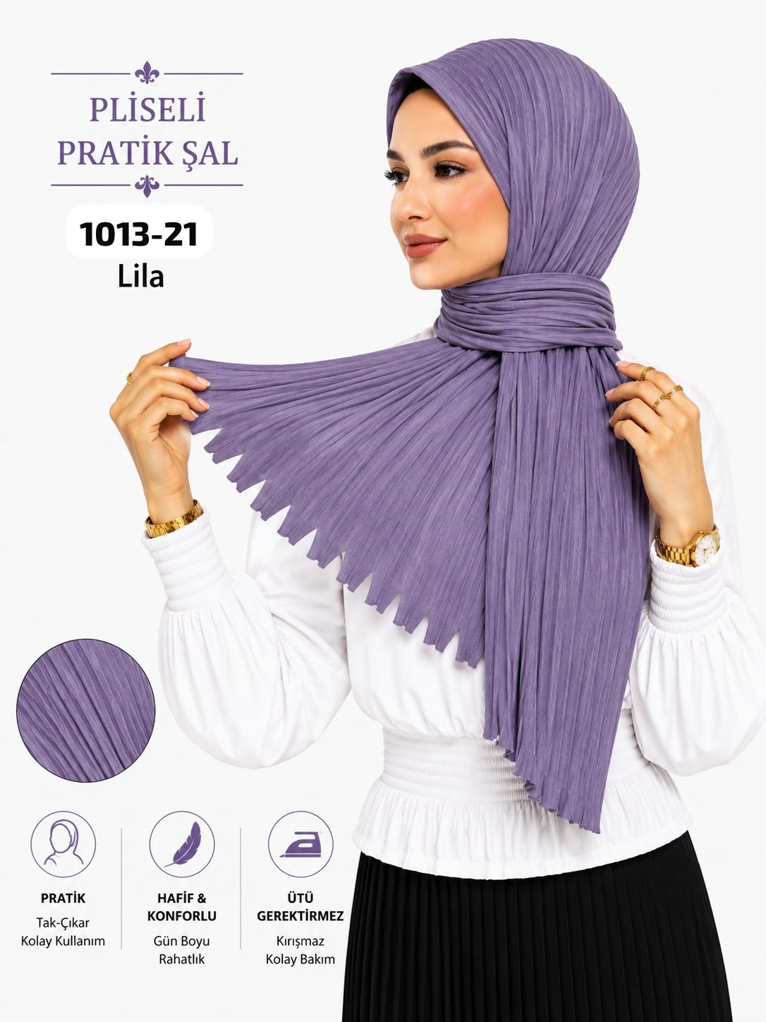 Pliseli Pratik Şal
