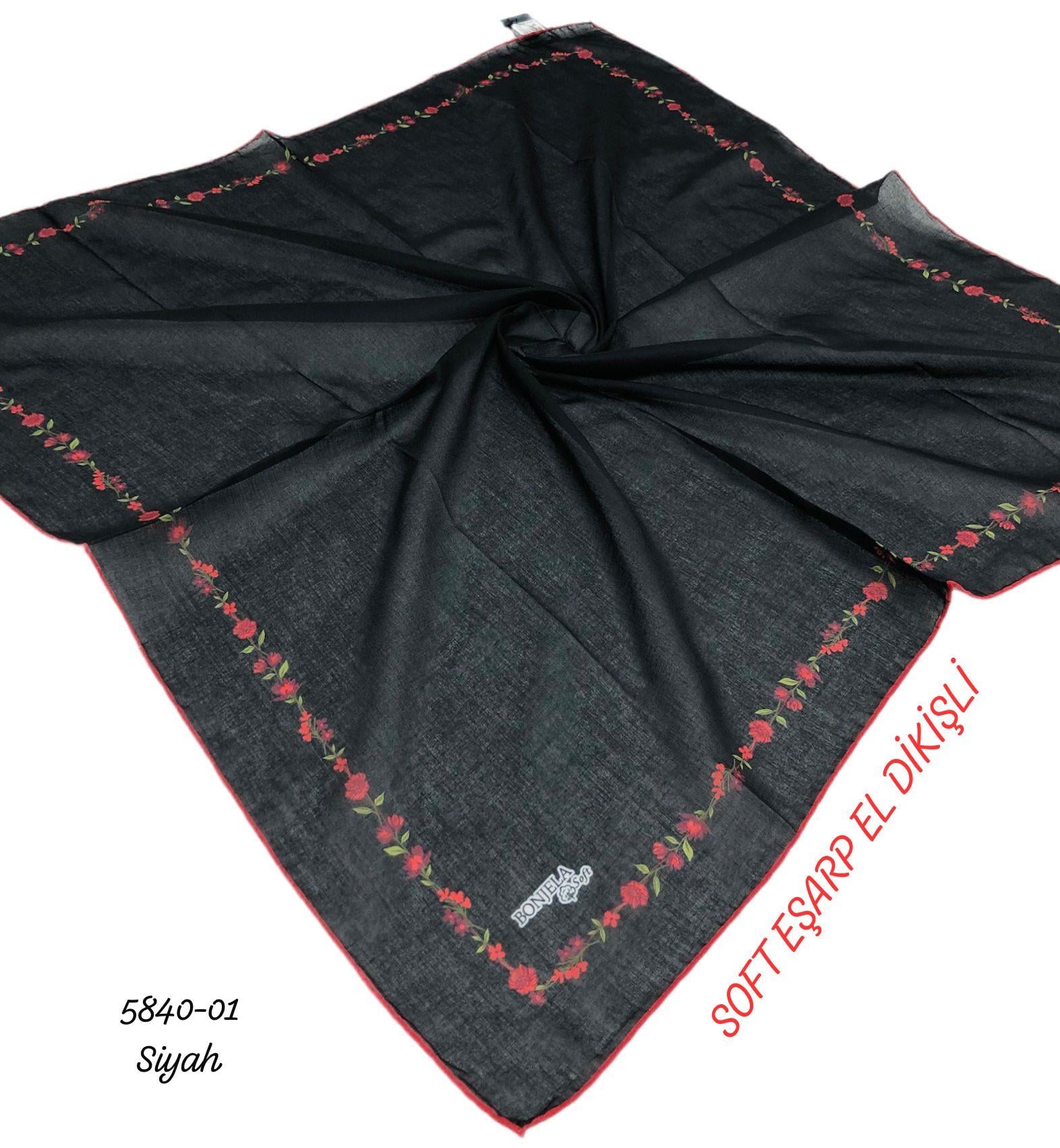 Soft Eşarp El Dikişli