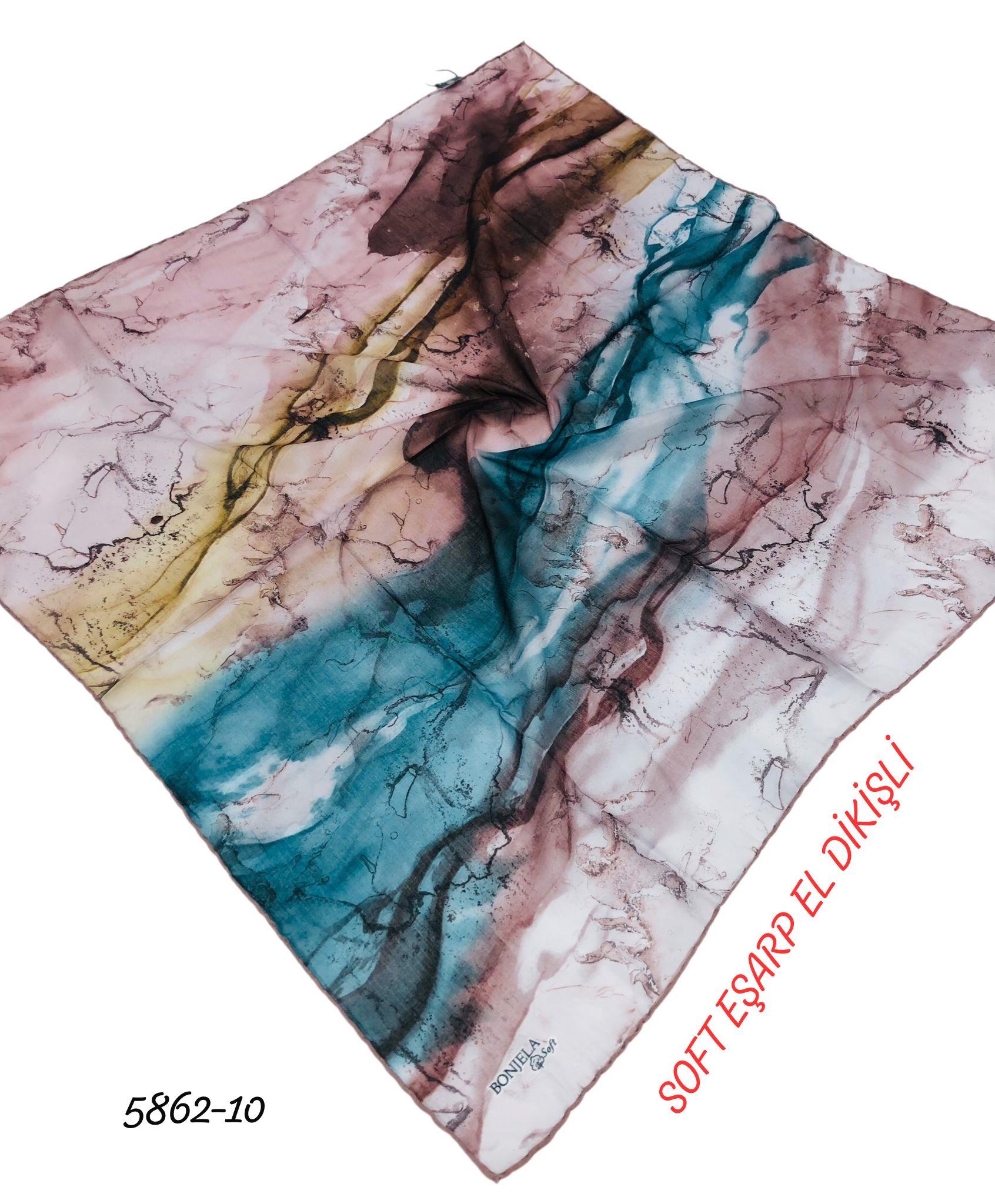 Soft Eşarp El Dikişli