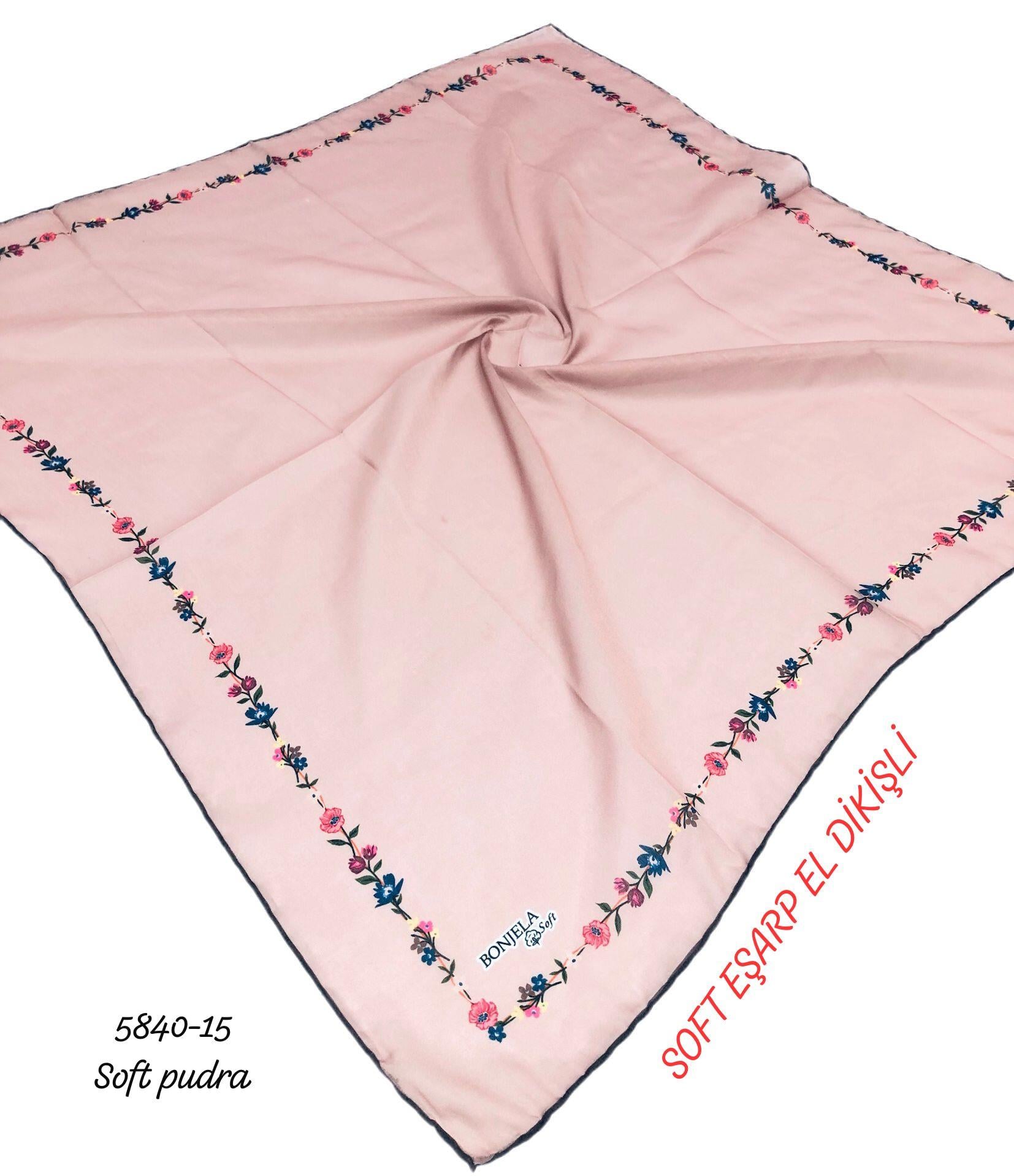 Soft Eşarp El Dikişli