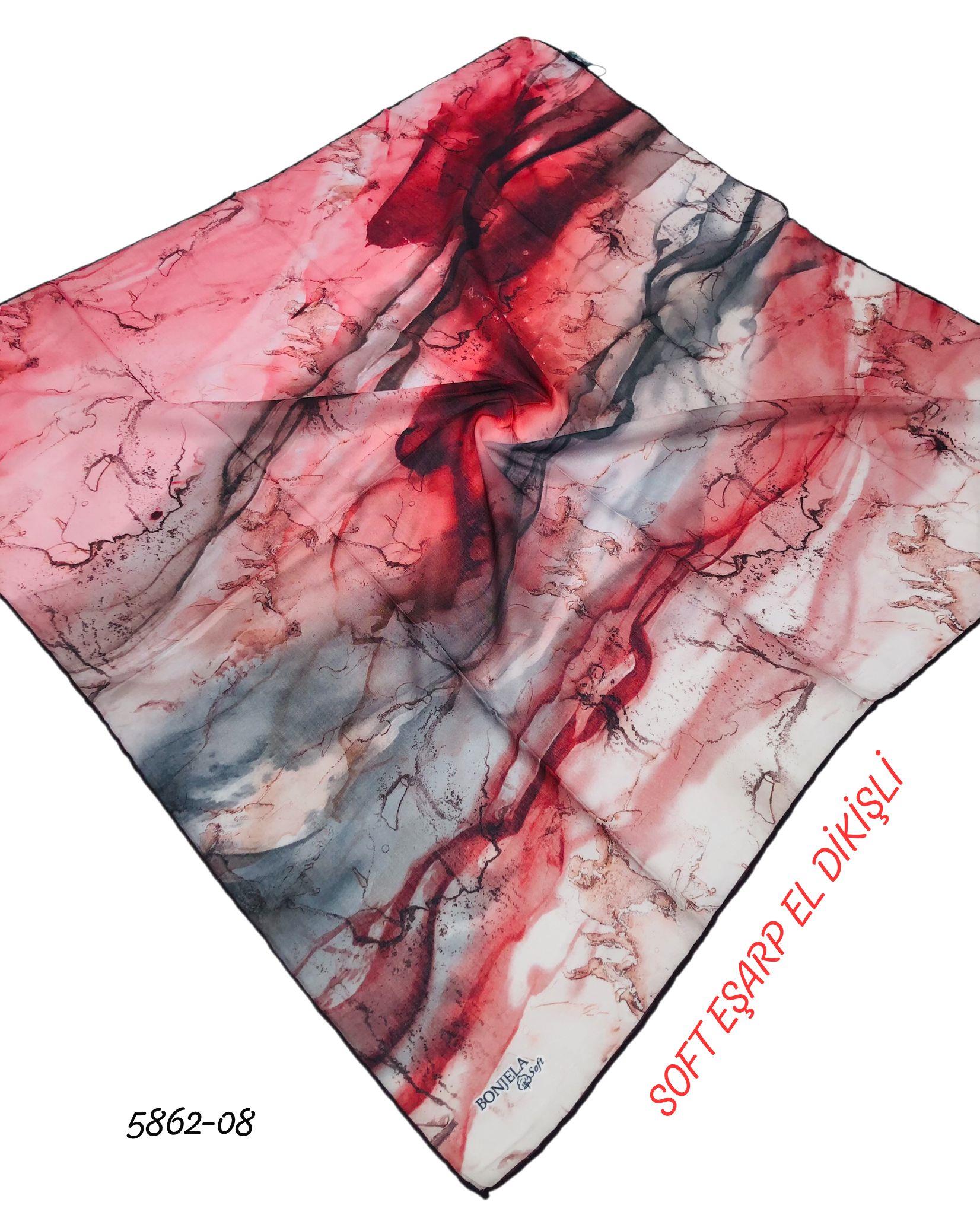 Soft Eşarp El Dikişli