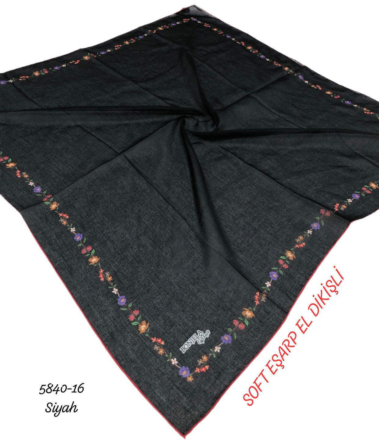 Soft Eşarp El Dikişli