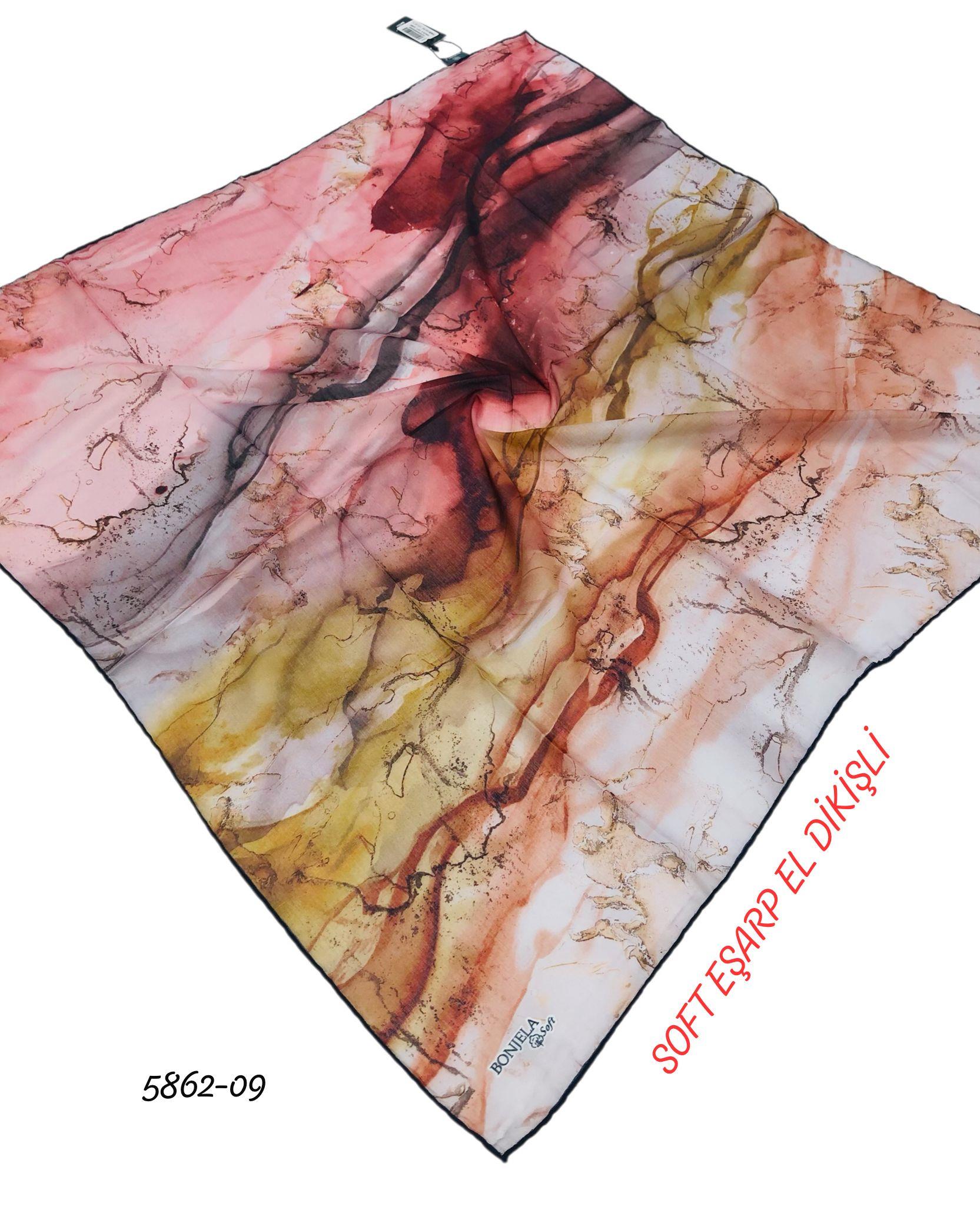 Soft Eşarp El Dikişli