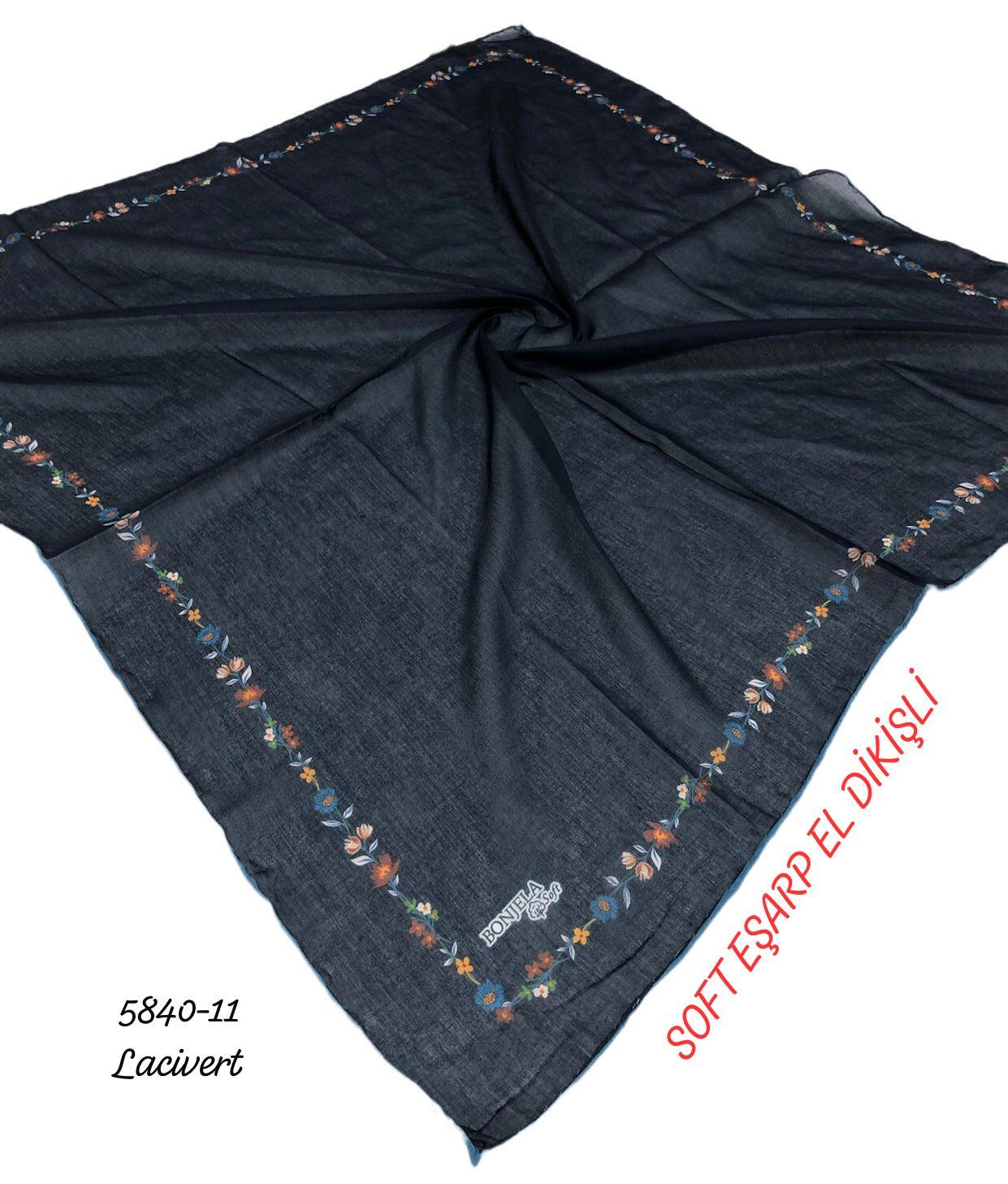 Soft Eşarp El Dikişli