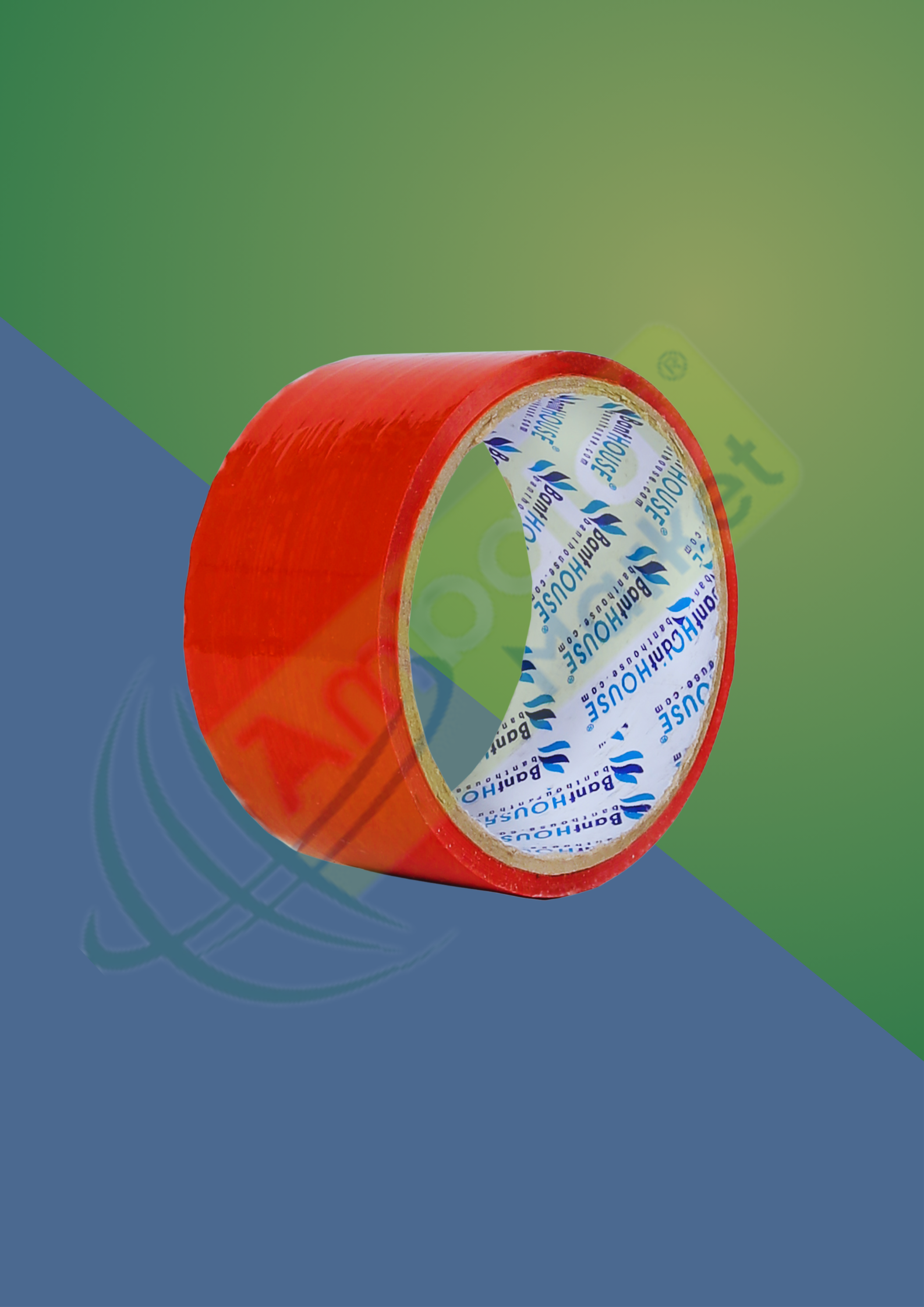 45mm X 25mt KIRMIZI RENKLİ BANT