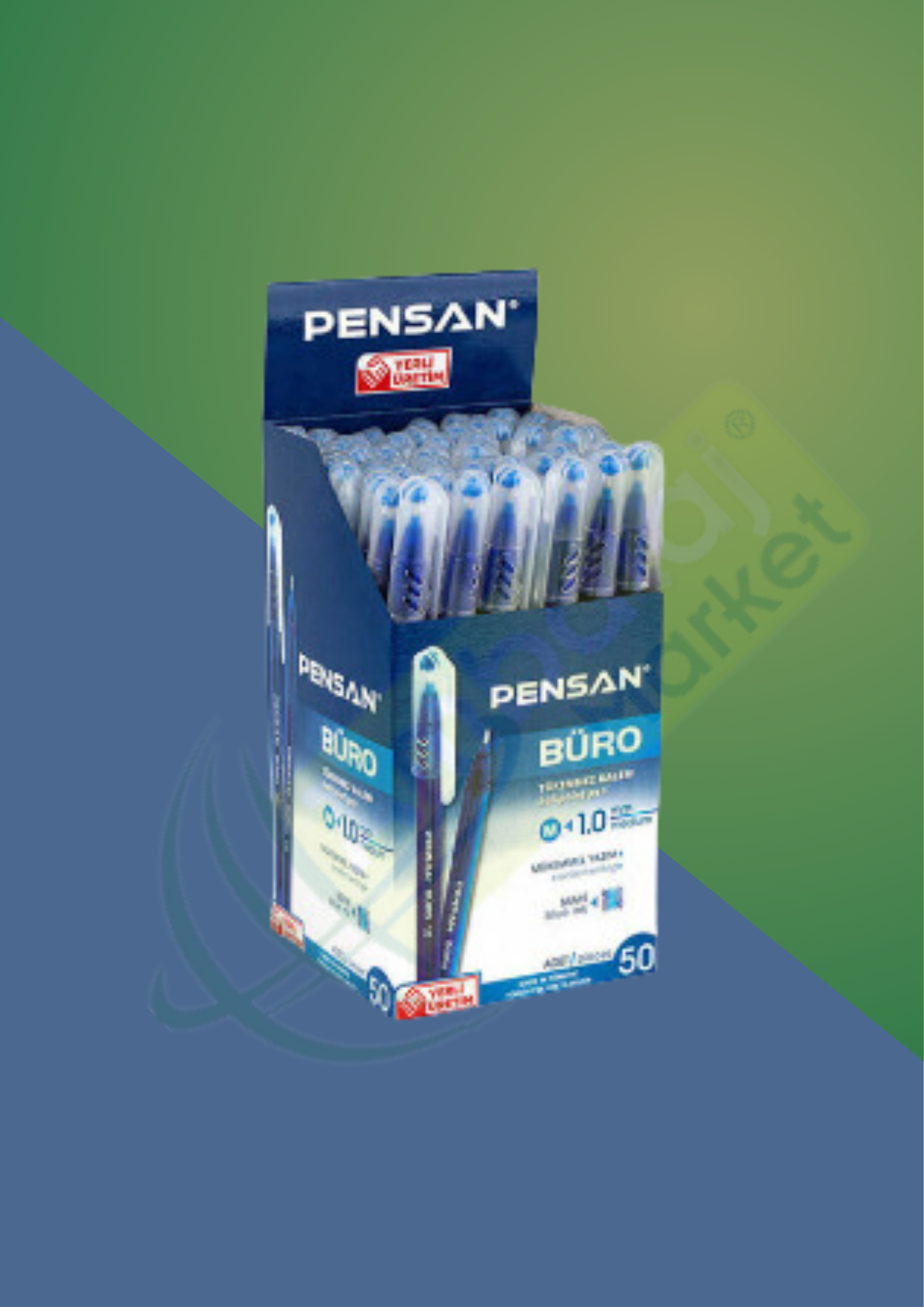 PENSAN- MAVİ TÜKENMEZ KALEM 