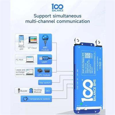 100 Balance Bms 8-24s 100a Smart Bluetooth