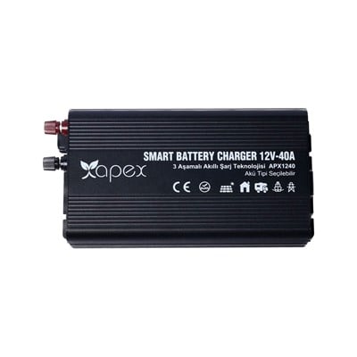 Apex 12V 40A Smart Akü Şarj Cihazı