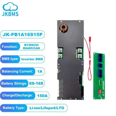 JK Smart BMS PB1A16S15P 150A 1A Aktif Balans | 8S-16S BMS