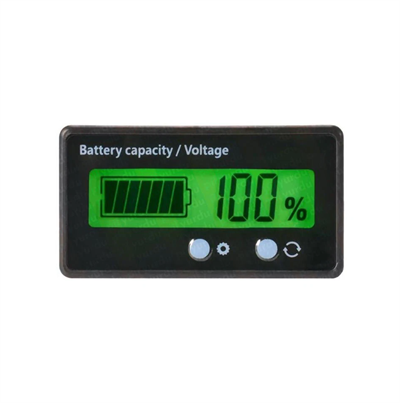 Kapasite / Voltaj Göstergesi 12-84V / LCD Batarya