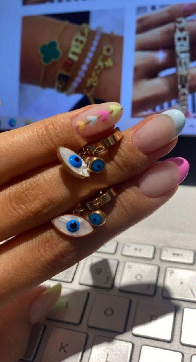 Bijoux Göz Nazar Boncuğu Küpe