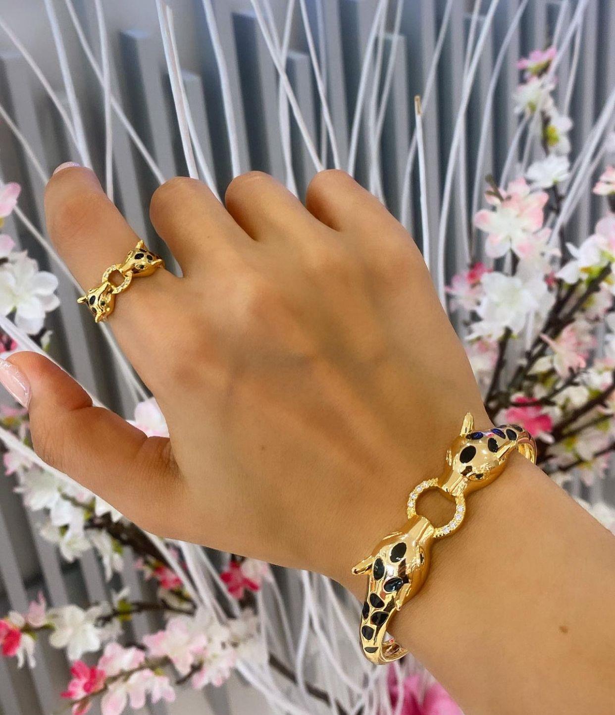 Bijoux Tiger Bilezik Yüzük Kombin