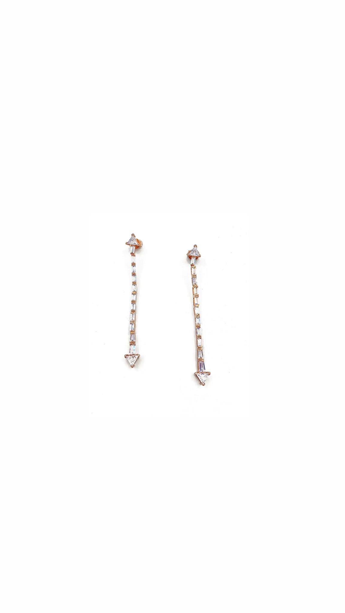 İthal Rose Ucy Sallantılı Küpe