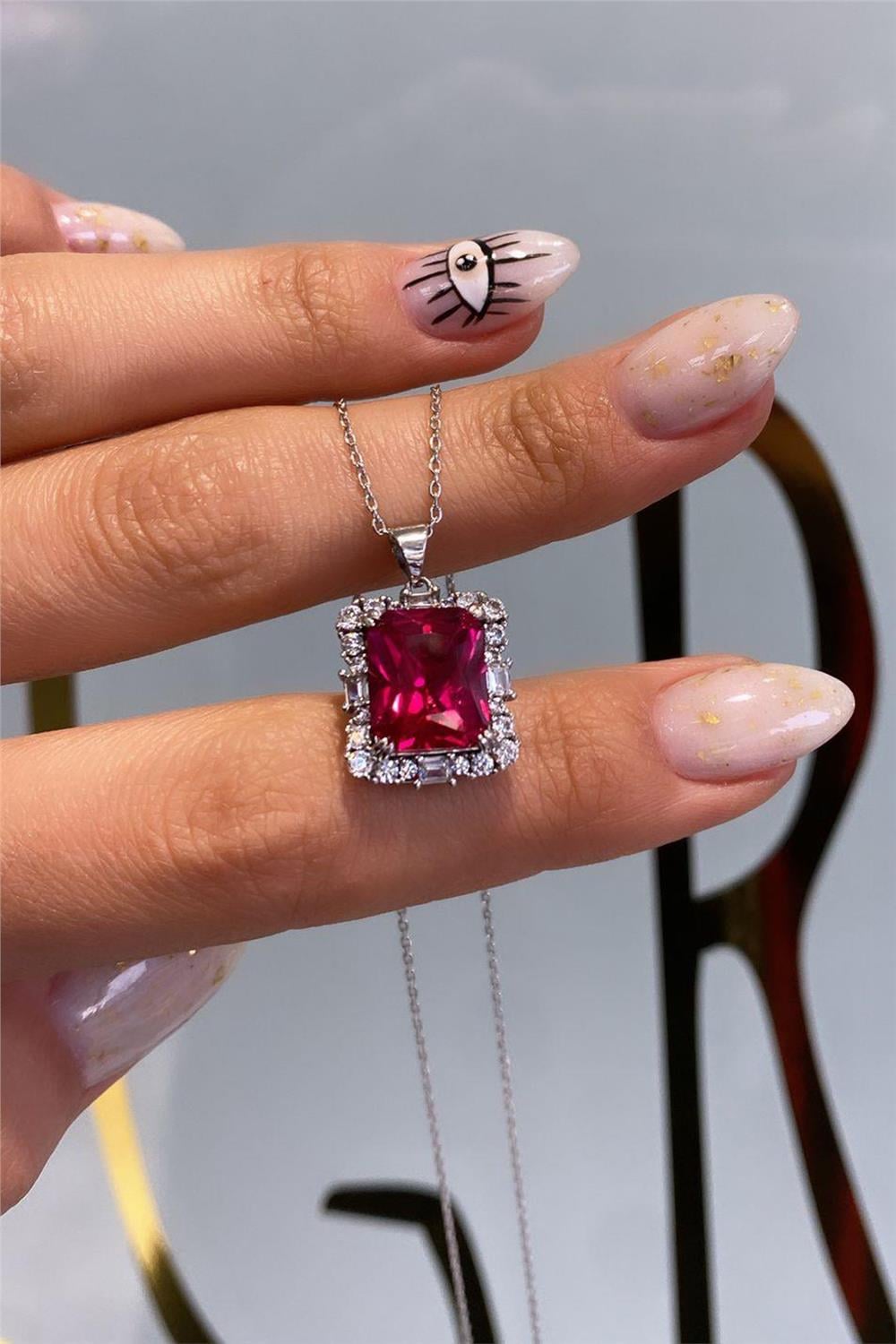 İthal Ruby Quenn Kolye