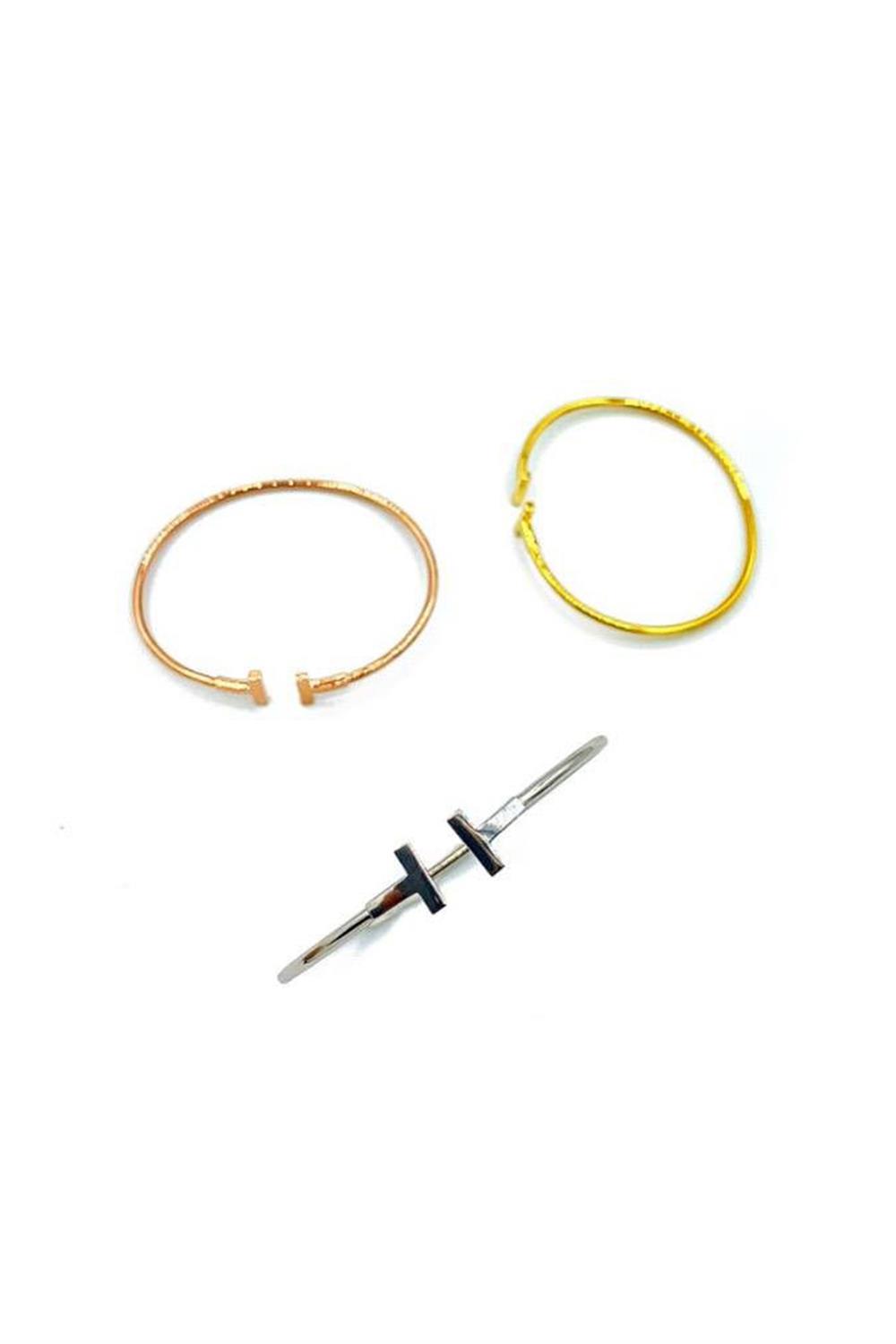 İthal Taşsız T Bilezik