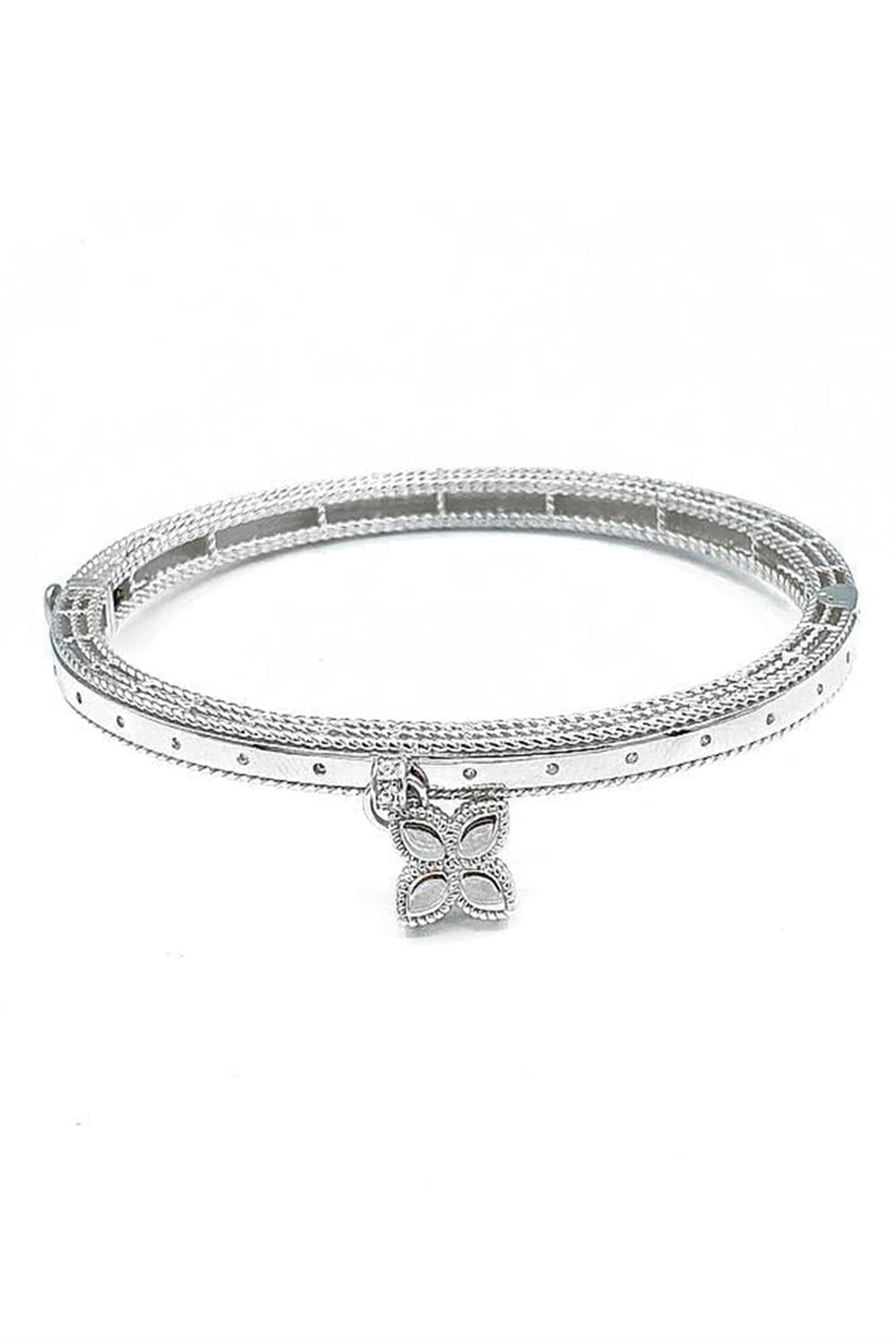 Sallantılı Yonca Kelepçe Bilezik