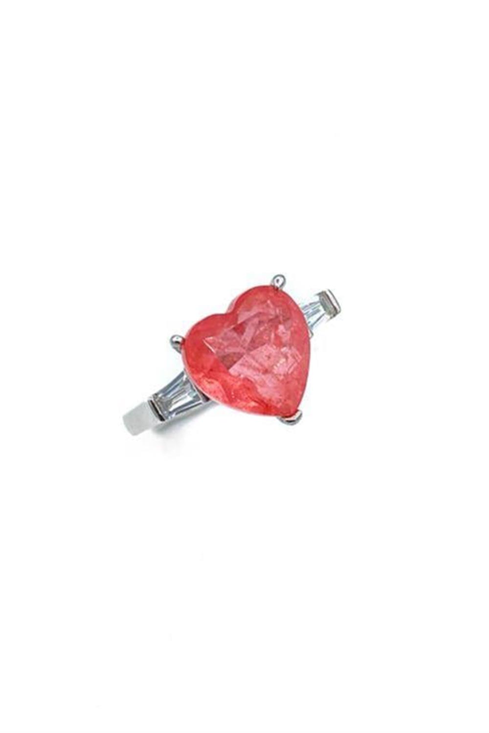Somon Paraiba Turmalin Heart Yüzük