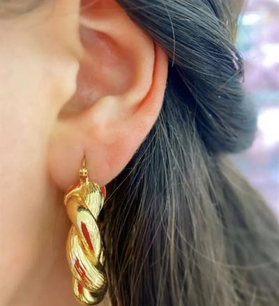 Bijoux Burgu Halka Küpe