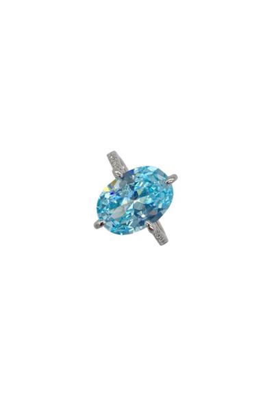 İthal Baby Blue Ovy Yüzük