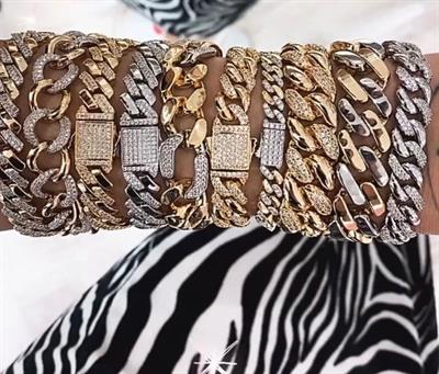 İthal Bijoux Goldie Kalın Gurmet Bileklik