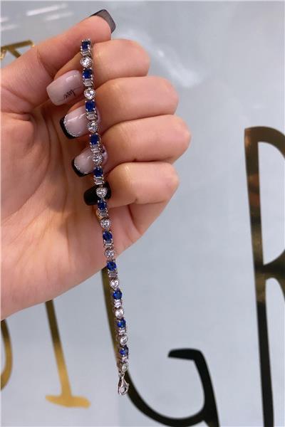 İthal Navy Sıralı Cuore Bileklik