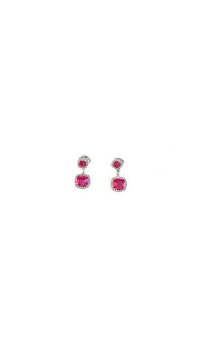 İthal Pinky Kare Küpe