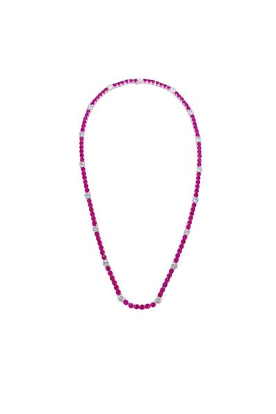 İthal Ruby Renkli Su Yolu Kolye
