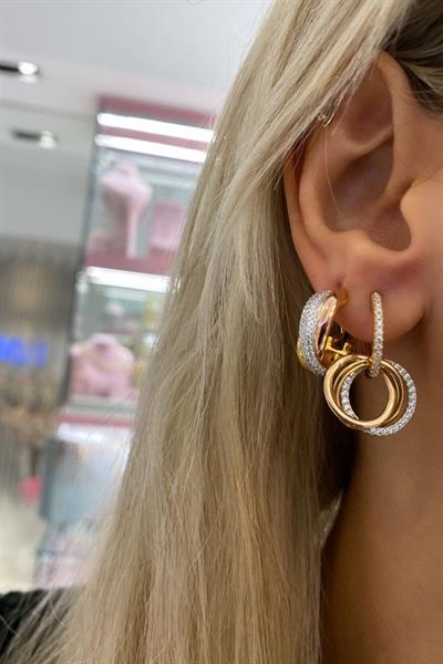 İthal Tries Colores Halka Küpe