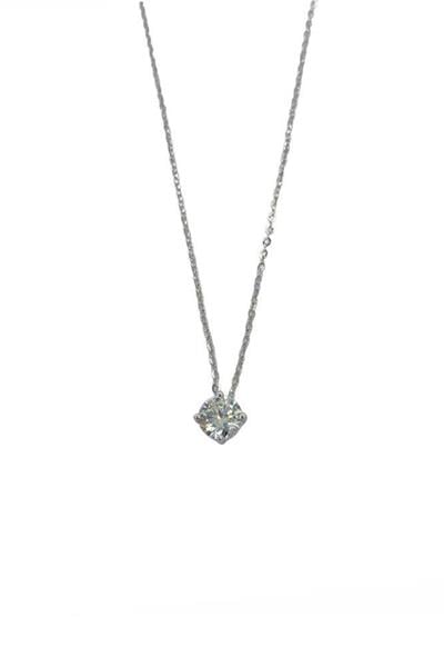 İthal Vip Seri Mozanite Tektaş Kolye